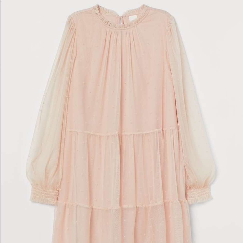 HM Loose Fit Dress - Powder Pink Size Large